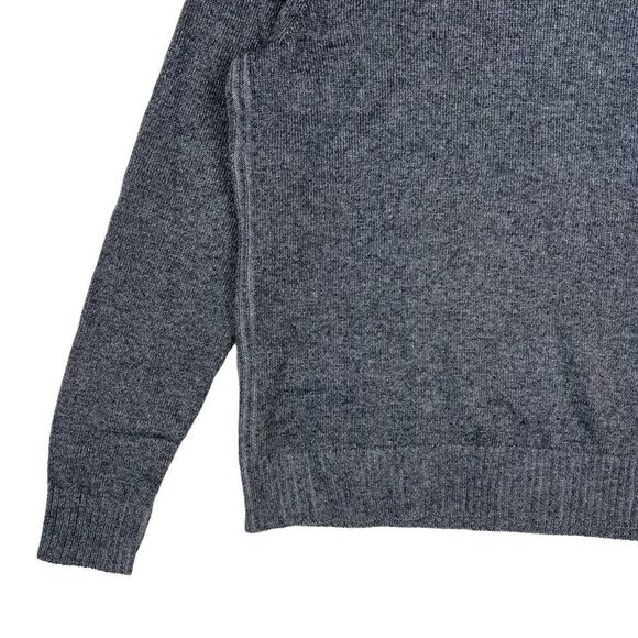 New Dylan Gray Men XL Crewneck Sweater Long Sleeve Wool Cashmere Pullover  - Picture 6 of 10